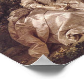 ポンパドール夫人 – フランソワ・ブーシェ ポスター (角)