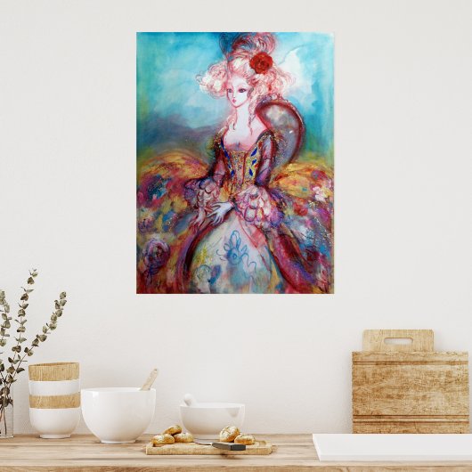 ポンパドール夫人 ポスター (キッチン)