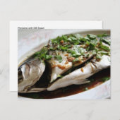 ポンパノウィンドディルソースレシピ ポストカード (正面/裏面)