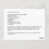 ポンパノウィンドディルソースレシピ ポストカード (裏面)