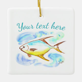 ポンパノオーナメント セラミックオーナメント