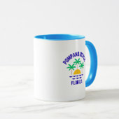ポンパノビーチフロリダコーヒーマグ マグカップ (正面右)