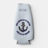 ポンパーソナライズされたおもしろいトゥーンで起こること ボトルクーラー (正面)