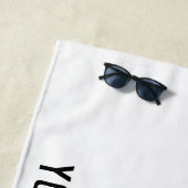 ポンパーソナライズされたトゥーンボートビーチタオル ビーチタオル (インサイチュ)