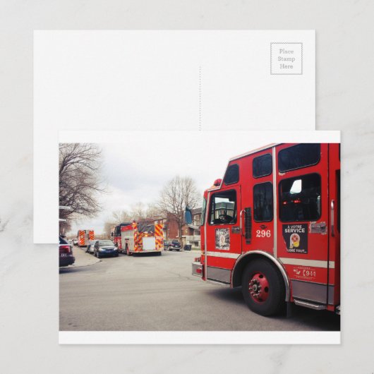 ポンピエ ポストカード (正面/裏面)