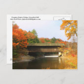 ポンピングステーションブリッジグリーンフィールドMA ポストカード (正面/裏面)