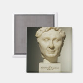 ポンピーの胸像(紀元前106-48年)紀元前60年(大理石) マグネット (正面/裏面)