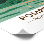 ポンピーズピラーナショナルモニュメントモンタナヴィンテージ ポスター (角)