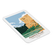 ポンピーズピラーナショナルモニュメントモンタナヴィンテージ マグネット (右側)