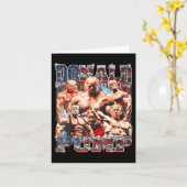 ポンプでアメリカを再び強くするトランプ2024 カード (黄色い花)