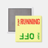 ポンプでポンプをオフ マグネット (正面/裏面)