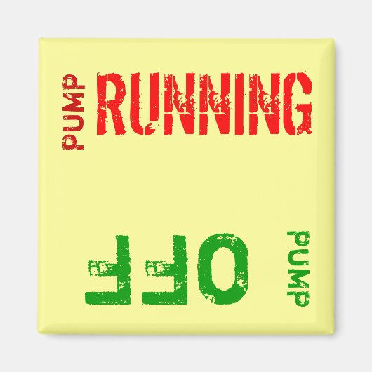 ポンプでポンプをオフ マグネット (正面)