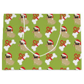 ポンプとボーン ラージペーパーバッグ (正面)