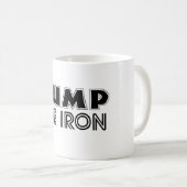 ポンプのアイアンポンプカバージムトレーニングマグカップ コーヒーマグカップ (正面右)