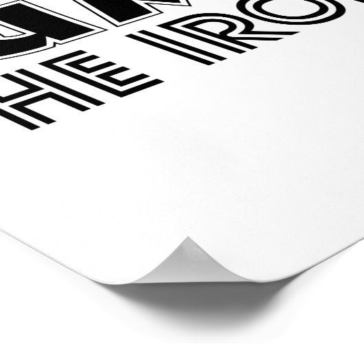 ポンプアイアンポンプカバージムトレーニングポスター ポスター (角)