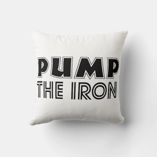 ポンプアイアンポンプカバージムトレーニング枕 クッション (裏面)