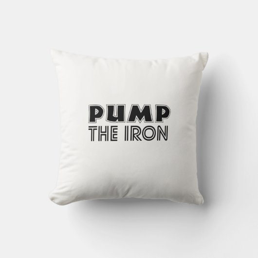 ポンプアイアンポンプカバージムトレーニング枕 クッション (正面)