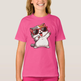 ポンプアップ！サングラス子猫 Tシャツ