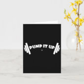 ポンプアップD177ジムラビットTシャツトレーニングボディブイ カード (黄色い花)