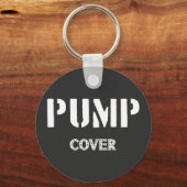 ポンプカバージムトレーニングフィットネスキーチェーン キーホルダー (正面)