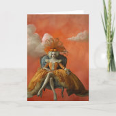 ポンプキン・クイーン | サルレアルアートのグリーティングカード カード (正面)