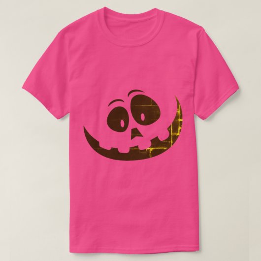 ポンプキンTシャツシストームハロウィーン Tシャツ (デザイン正面)