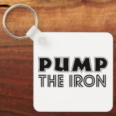 ポンプザ鉄ポンプカバージムトレーニングキーチェーン キーホルダー (正面)