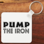 ポンプザ鉄ポンプカバージムトレーニングキーチェーン キーホルダー (裏面)
