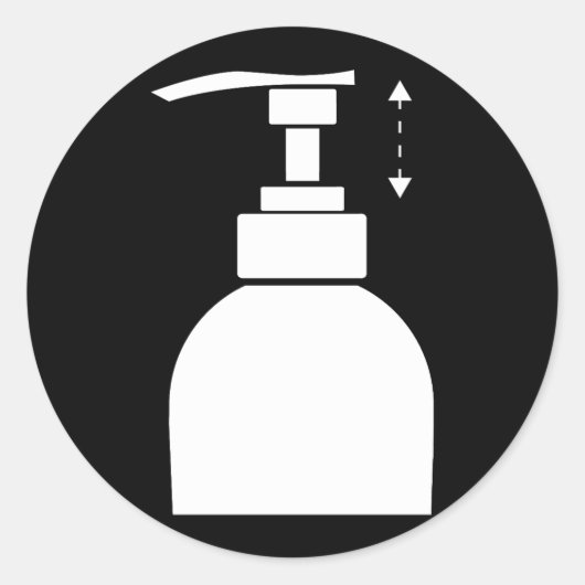 ポンプボトルプロファイル ラウンドシール (正面)