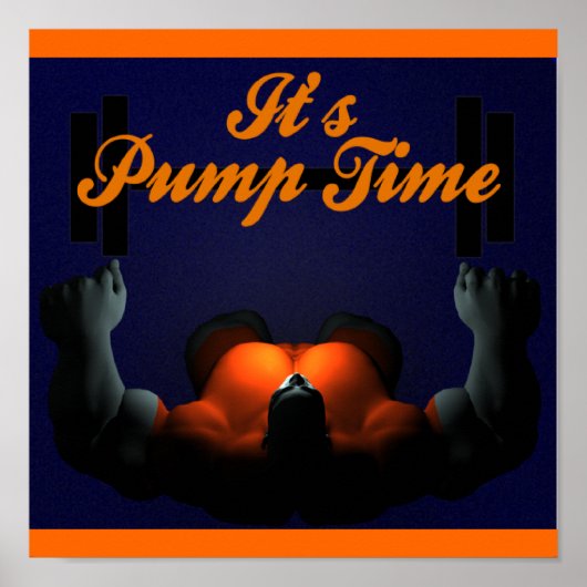 ポンプ時間の重量挙げポスター ポスター (正面)