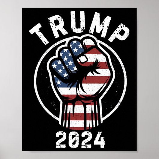 ポンプ最初の投票共和党2024米国男性の女性 ポスター (正面)