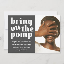 ポンプ・ワン・フォト・グラードパーティー 招待状