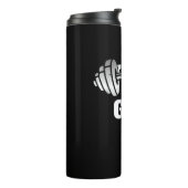 ポンプIt体操スポーツのモチベーション男性の女性キッド タンブラー (回転左)