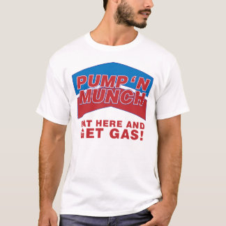 ポンプNは食べます Tシャツ