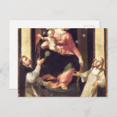 ポンペイで崇拝されたロザリオの我々の女性 ポストカード (正面/裏面)