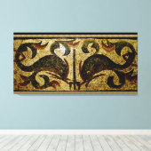 ポンペイのイルカ キャンバスプリント (インサイチュ (ウッドフロア))