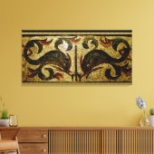 ポンペイのイルカ キャンバスプリント (インサイチュ (リビング))