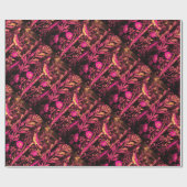 ポンペイのコレクションバラピンク ラッピングペーパー (フラット)