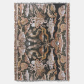 ポンペイのコレクション/海 – 海のライフシーン航海の スローブランケット (正面縦)