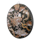 ポンペイのコレクション/海-海洋生物場面 ダーツボード (正面右)