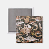 ポンペイのコレクション/海-海洋生物場面 マグネット (正面/裏面)