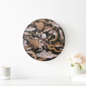 ポンペイのコレクション/海-海洋生物場面 ラージ壁時計 (ホーム)