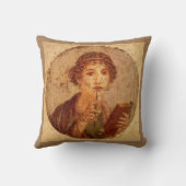 ポンペイのサッポのフレスコ クッション (裏面)