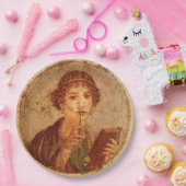 ポンペイのサッポのフレスコ ペーパープレート (パーティー)