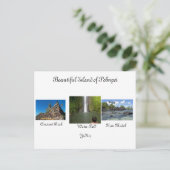 ポンペイのポストカードの美しい島 ポストカード (スタンド正面)