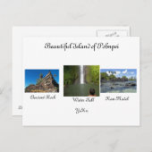 ポンペイのポストカードの美しい島 ポストカード (正面/裏面)