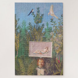 ポンペイの庭の景色のフレスコ ジグソーパズル