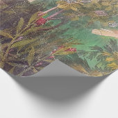 ポンペイの庭の景色のフレスコ ラッピングペーパー (角)