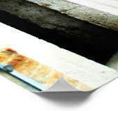 ポンペイの廃墟 – 寺院のある市場 ポスター (角)