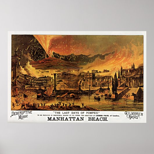 ポンペイの最後の日 ポスター (正面)